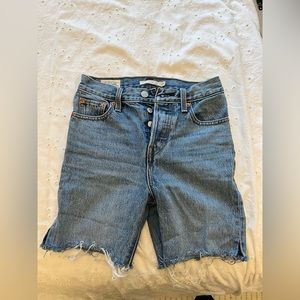 Levi Jean shorts, blue, size 23